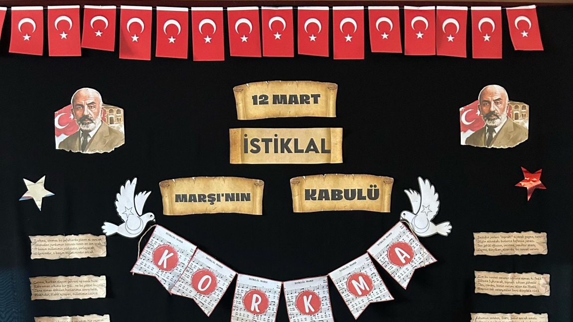 12 Mart İstiklal Marşı’nın Kabulü ve Mehmet Akif Ersoy’u Anma Günü.